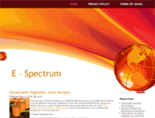 Tablet Screenshot of espectrum.org